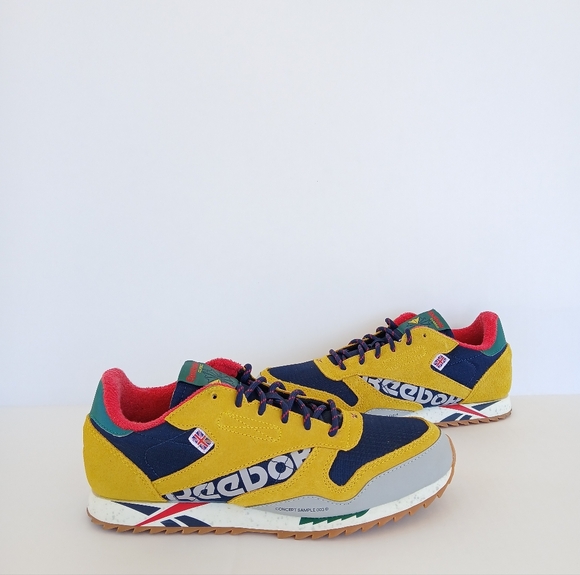 Reebok Classic Multicolor Leather Sneakers Size 6